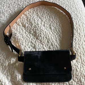 Women’s Suede Leather Belt with Pack